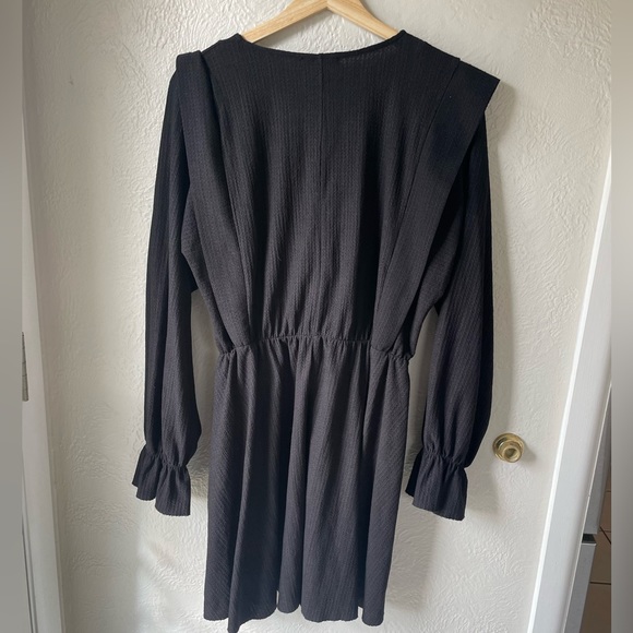 ZARA black woven dress L - Picture 3 of 7